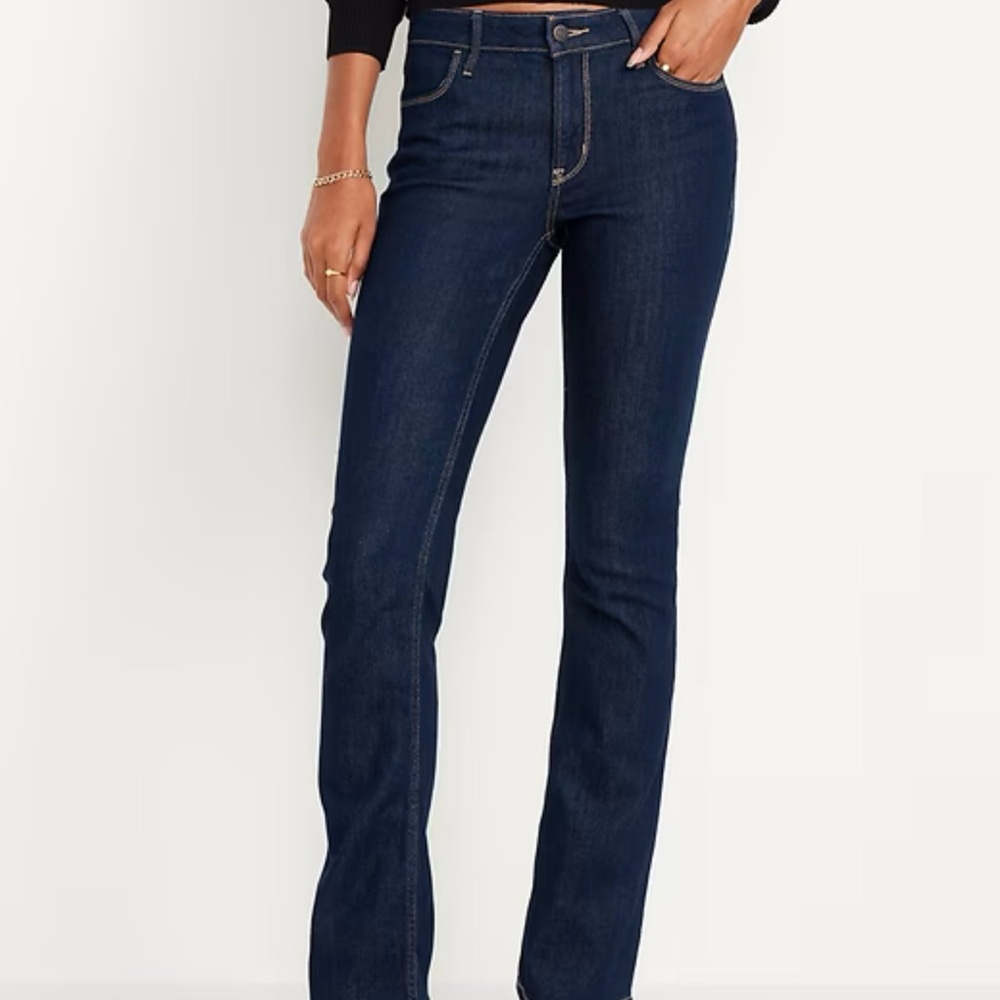 Old Navy Boot Cut WOW Blue Jeans Mid Rise Womens Pants Sz 4
